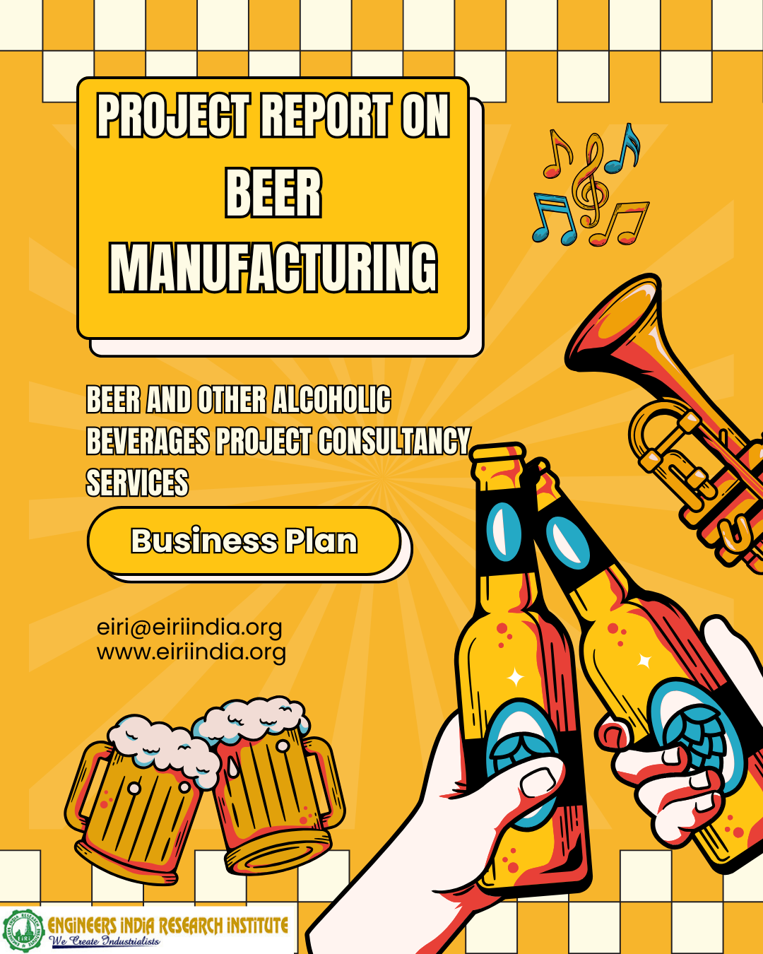 Beer Manufacturing Plant (Cap: 320000 Cans/Day) from Barley (Grain) and Rice Flakes